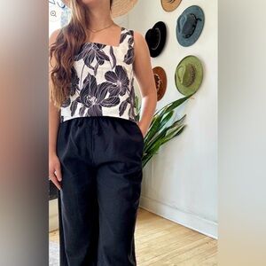 Nary Square Neck Tank Top - Deadstock Floral